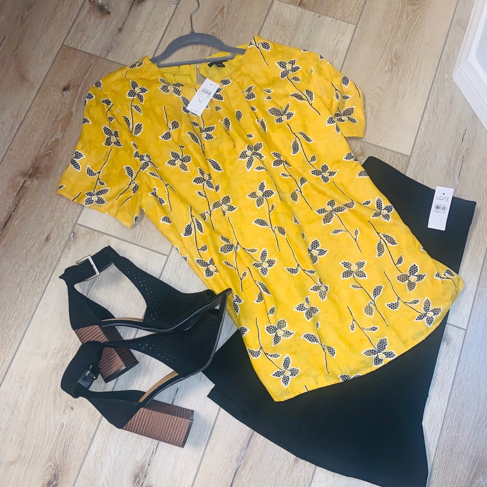 Ann Taylor blouse. Short sleeves.
